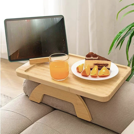 Bamboo Flex Sofa Tray