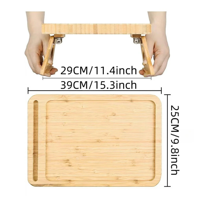 Bamboo Flex Sofa Tray